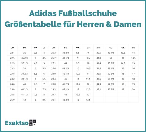 adidas größentabelle fussballschuhe kinder|adidas größen tabelle.